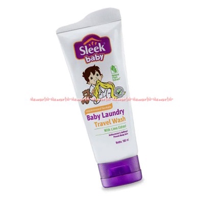 Sleek Baby Laundry 100ml Travel Wash Sabun Cuci Baju Pakaian Bayi Anak Saat Travelling Berpergian Sleekbaby Sleeks