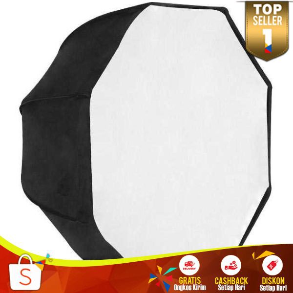 Payung Octagon Softbox PO 01 Reflektor Flash Speedlight 80CM Payung Studio Berkualitas Dpt Dilipat