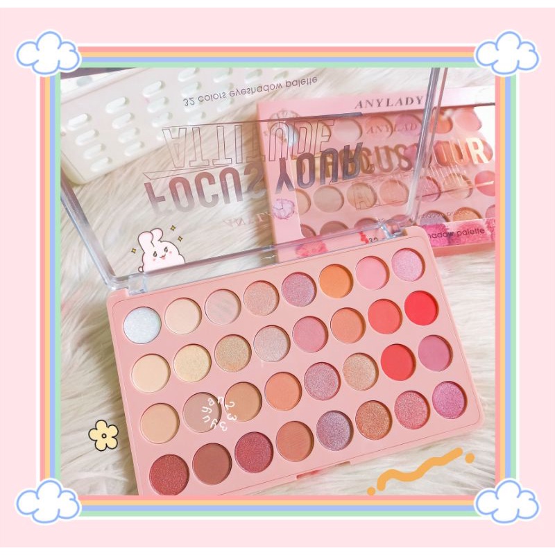 PROMO!!!EYESHADOW PALETTE FOCUS YOUR ATTITUDE ANY LADY 930/931