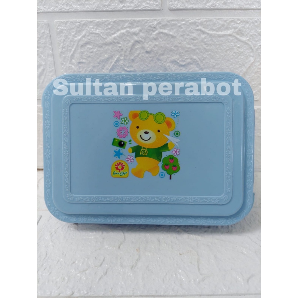 Sunlife 118 bella lunch box sekat 2 kotak makan bekal anak kotak makan