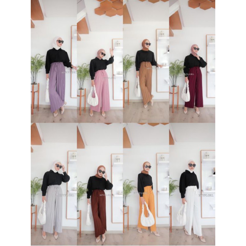 KULOT PLISKET PREMIUM || KULOT PLISKET ALLSIZE || KULOT PLISKET