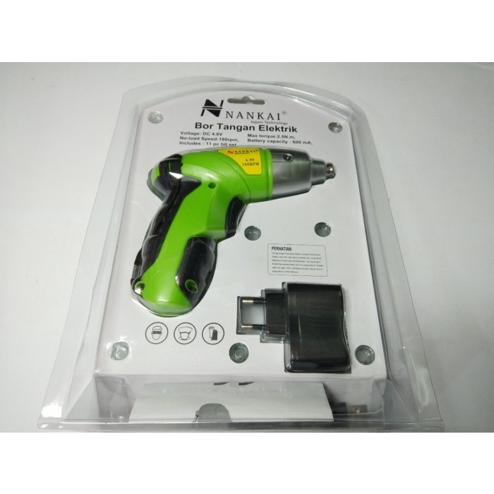 JKM NANKAI Mesin Bor Baterai Cordless Drill Bor Tangan Baterai 4.8V