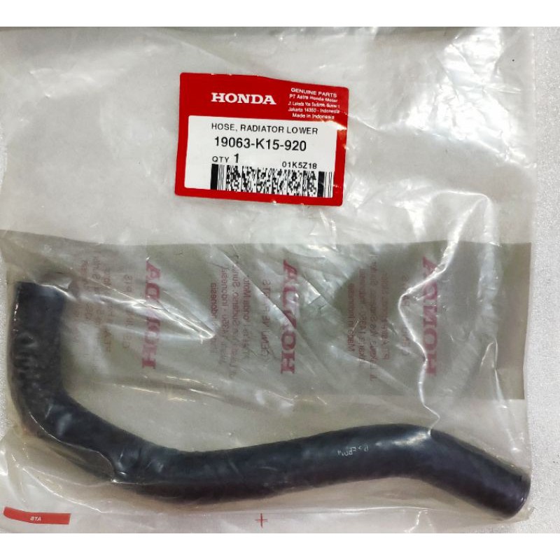 Hose Selang Radiator Lower New CB150R CBR 150R K45 G N Ori Honda 19063K15920