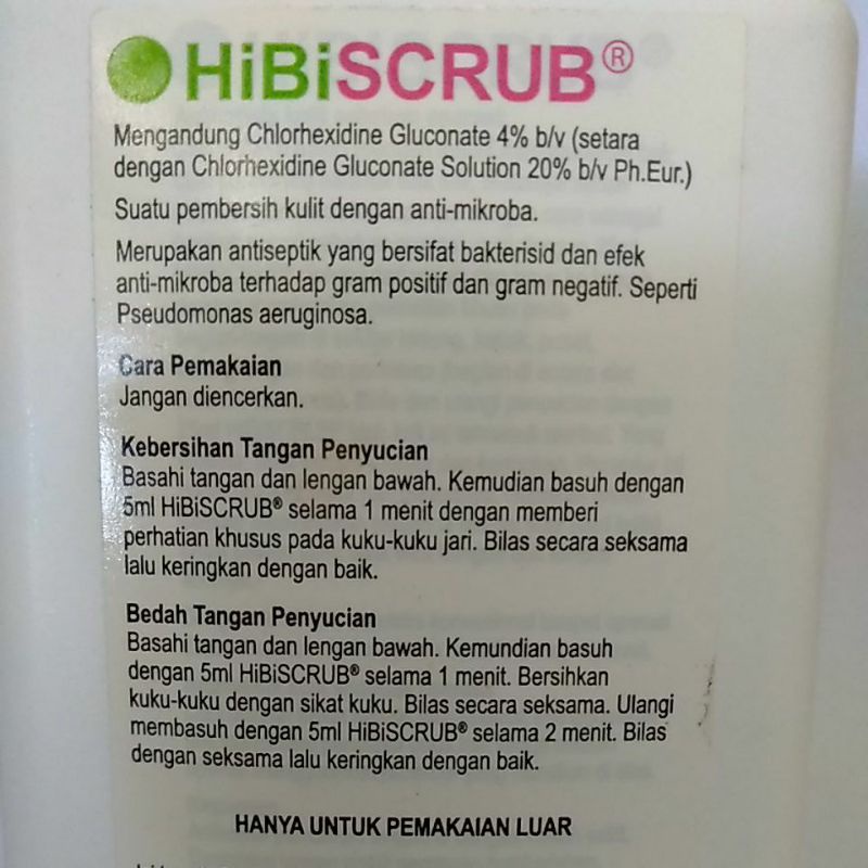 Antiseptik Hibi Scrub 500ml