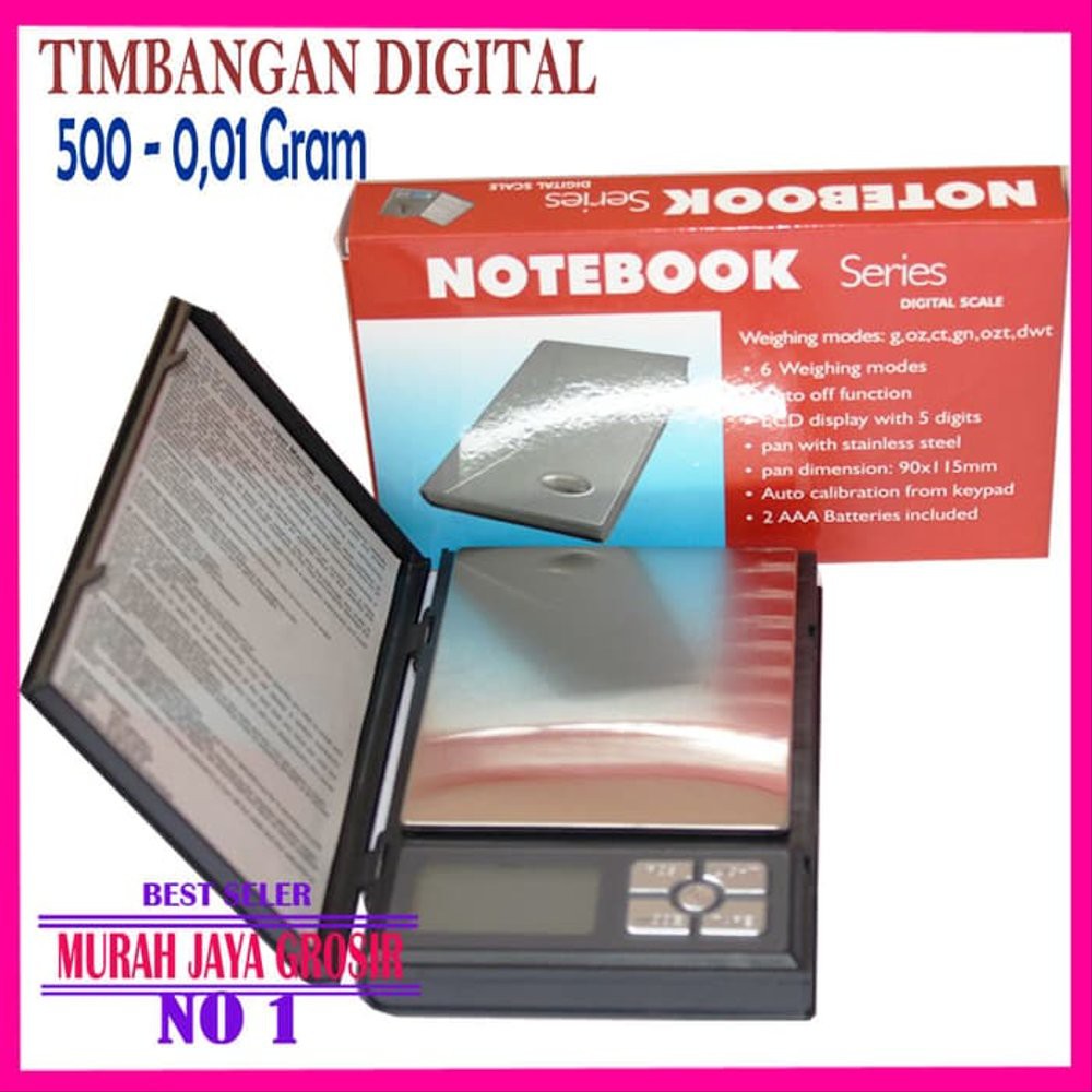 

Jual timbangan model notebook series 1108 5 500gram 0 01 Berkualitas Berkualitas