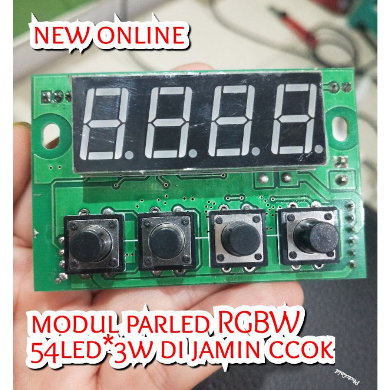 MODUL PARLED RGBW 54LEDx3W LED 4/8CH RGBW