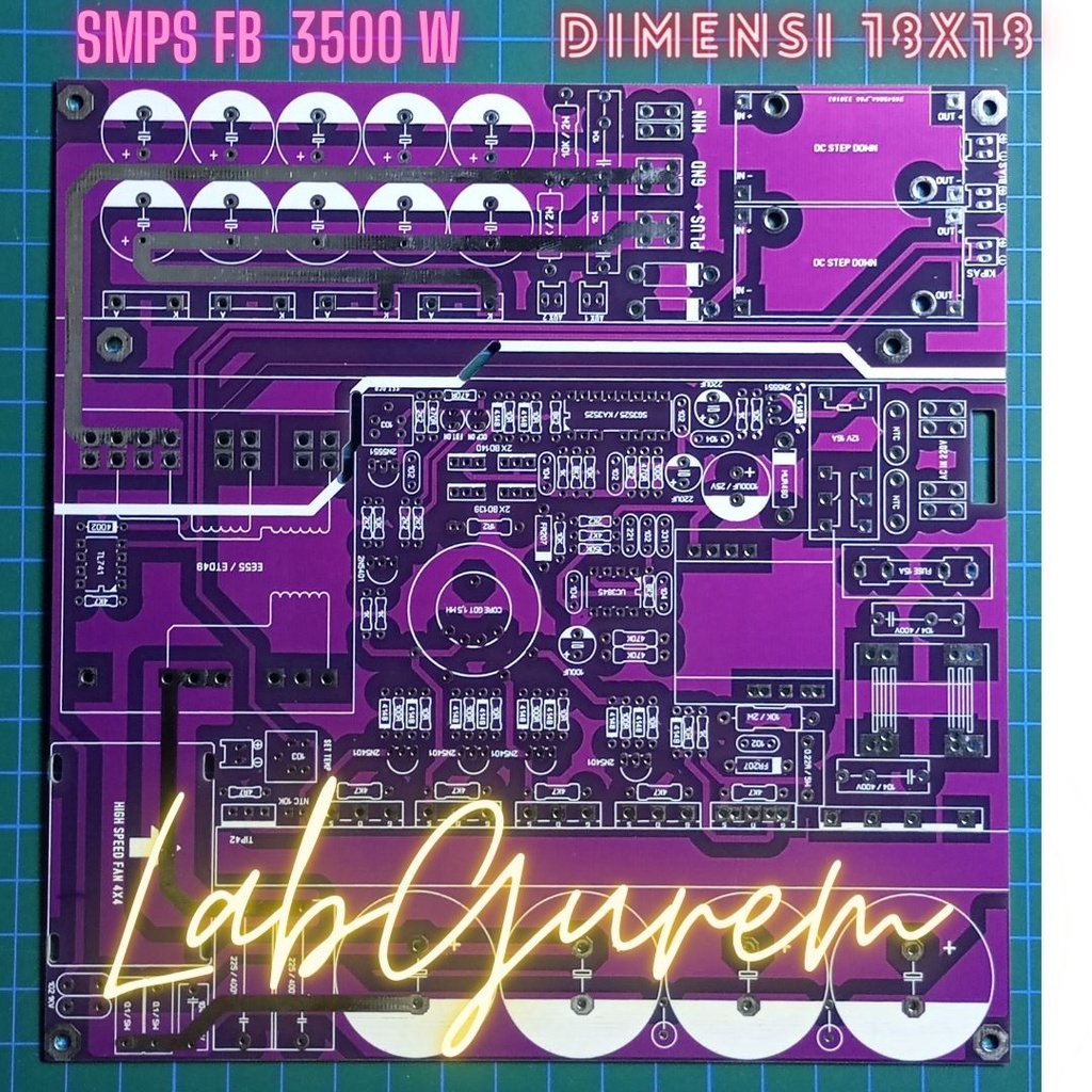 PCB SMPS FULLBRIFGE 3600 W DOBEL LAYER FIX