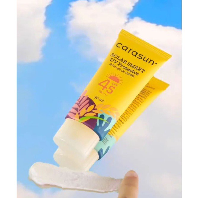 SOLAR SMART UV PROTECTOR SPF 45 PA++++ 30ML SUNSCREEN CARASUN (BPOM)