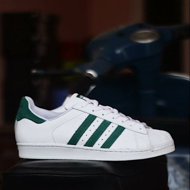 ADIDAS SUPERSTAR WHITE GREEN