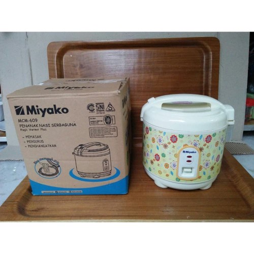 Miyako MCM-609 Magic Com / Rice Cooker 3in1 MCM 609 / MCM609 - Kuning [0.6L] ori