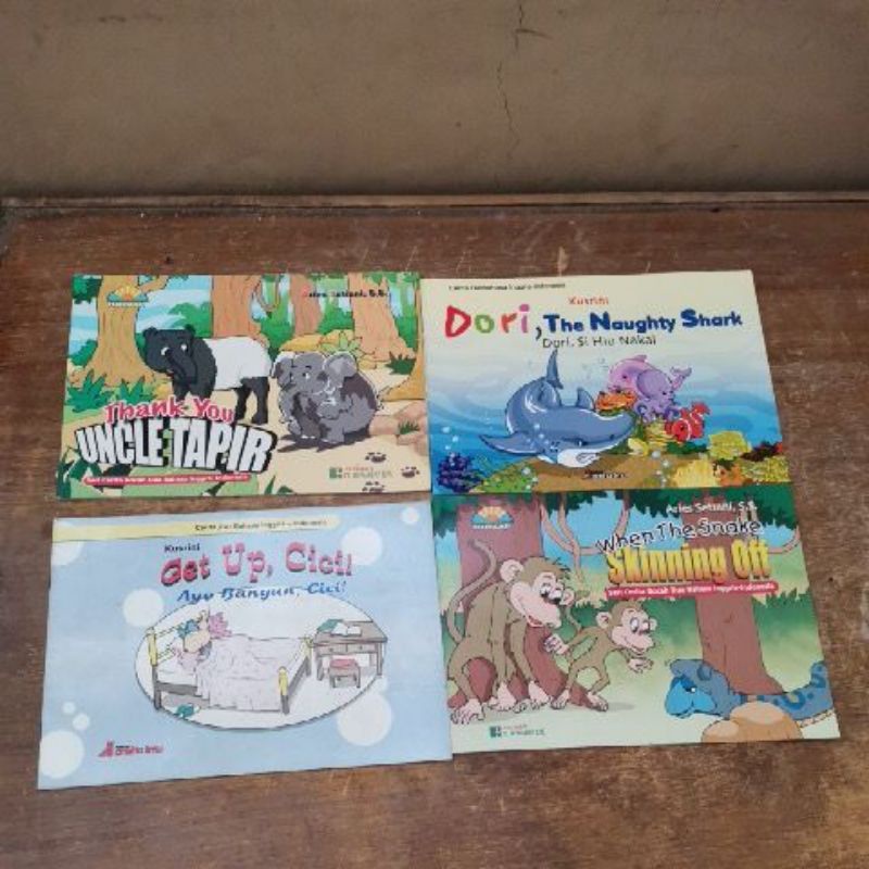 

Buku Cerita anak 2 Bahasa Inggris Indonesia