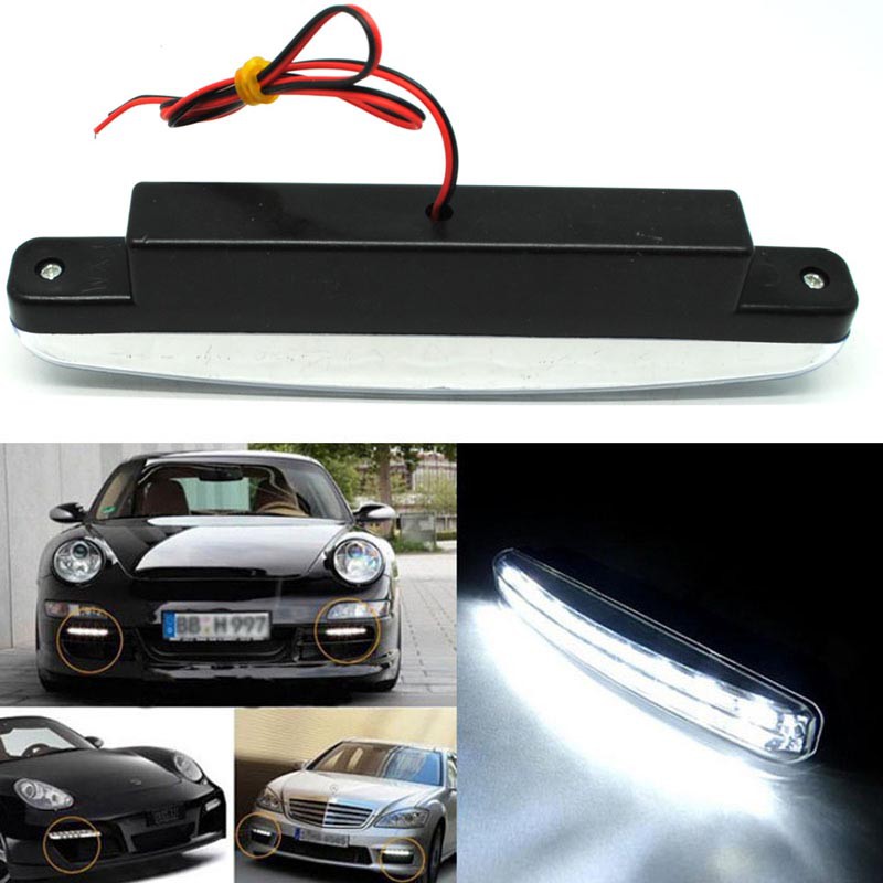 Lampu Fog Light Mobil Daytime LED 6000K 12V - OMRS70BK Black