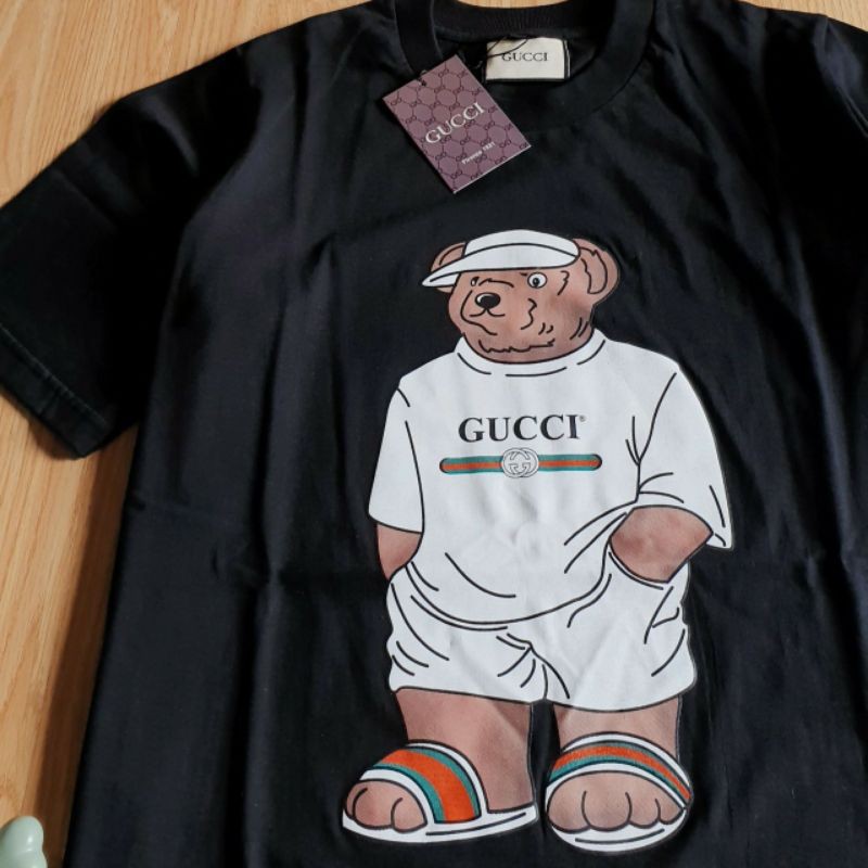 KAOS PREMIUM PRIA GUCCI PARODY BEAR PREMIUM