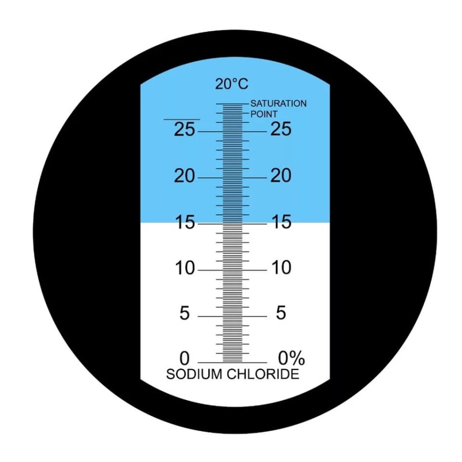 Promo !! Refractormeter Sodium Chloride/ alat ukur kadar Nacl / sodium chloride