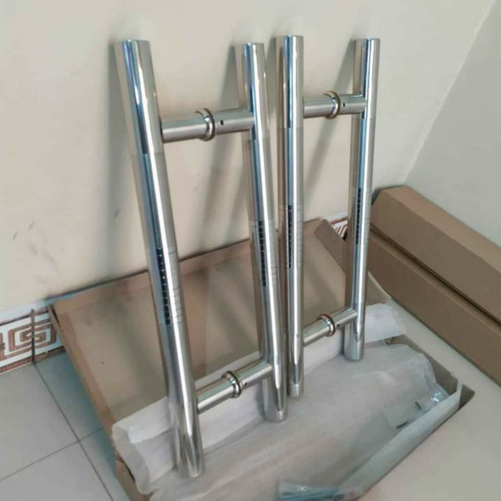 handle pintu baut tembus pegangan pintu stainless hendle pintu kaca gagang pintu aluminium murah