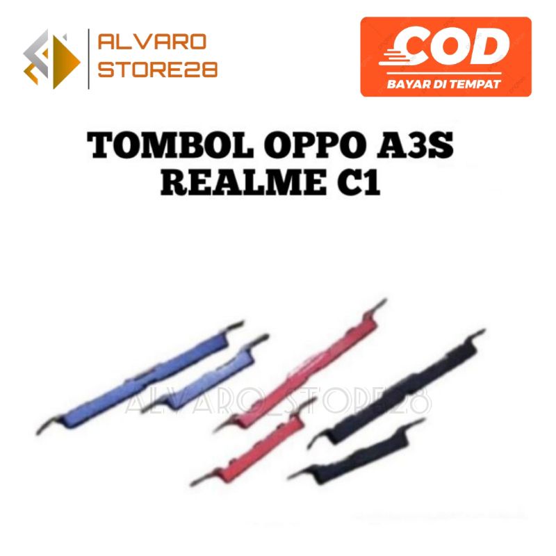 Tombol Luar On Off Dan Volume Realme C1 - Pernik Tombol Power On Of Vol ORIGINAL