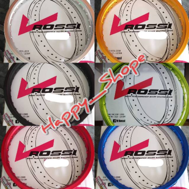 sepasang velg rossi untuk semua motor matic ring 14