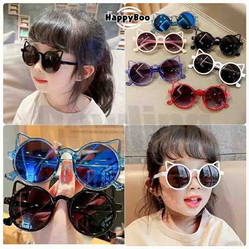 kacamata anak kucing kacamata fashion kid glasses cat import anti radiasi uv protection