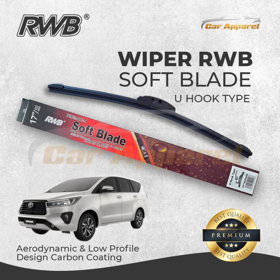 Wiper RWB Soft Innova Reborn 2016-2022 / Windshield Innova Reborn Soft