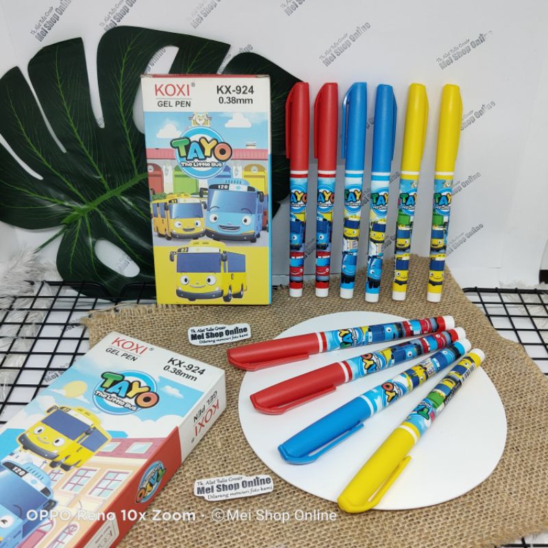 

Isi 12 pcs Pulpen Karakter Mobil Lucu Ter murah