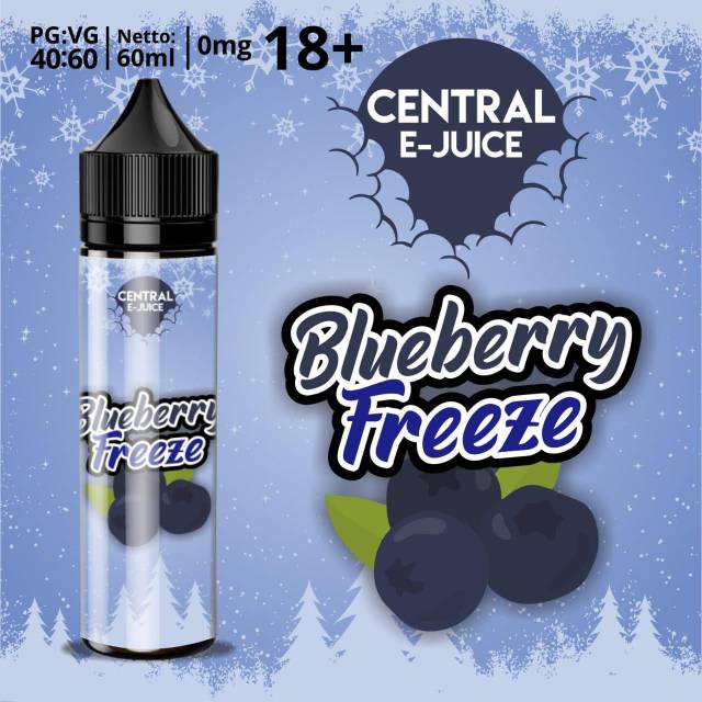 Freebase Murah 0mg Blueberry Freeze Central Liquid Shopee Indonesia