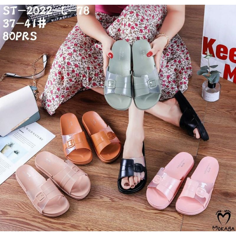 Home-WIDIA Sandal Jelly Wanita Satu Ban Mika ST2202