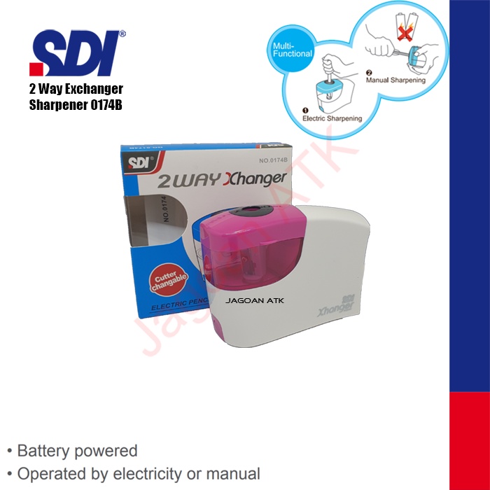

Rautan 2Way Xchanger Electric Pencil Sharpener SDI 0174B