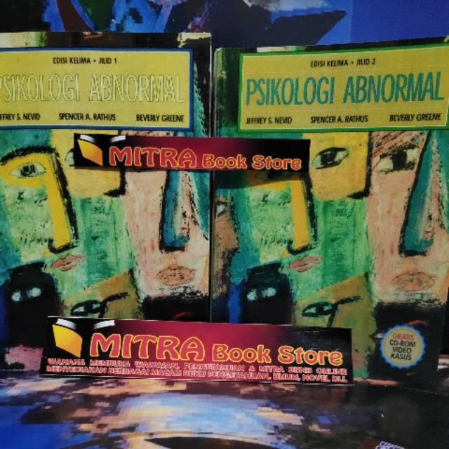 PROMO PAKET 2 Buku Psikologi Abnormal Edisi 5 Jilid 1&2 (Nevid, Rathus & Greene)