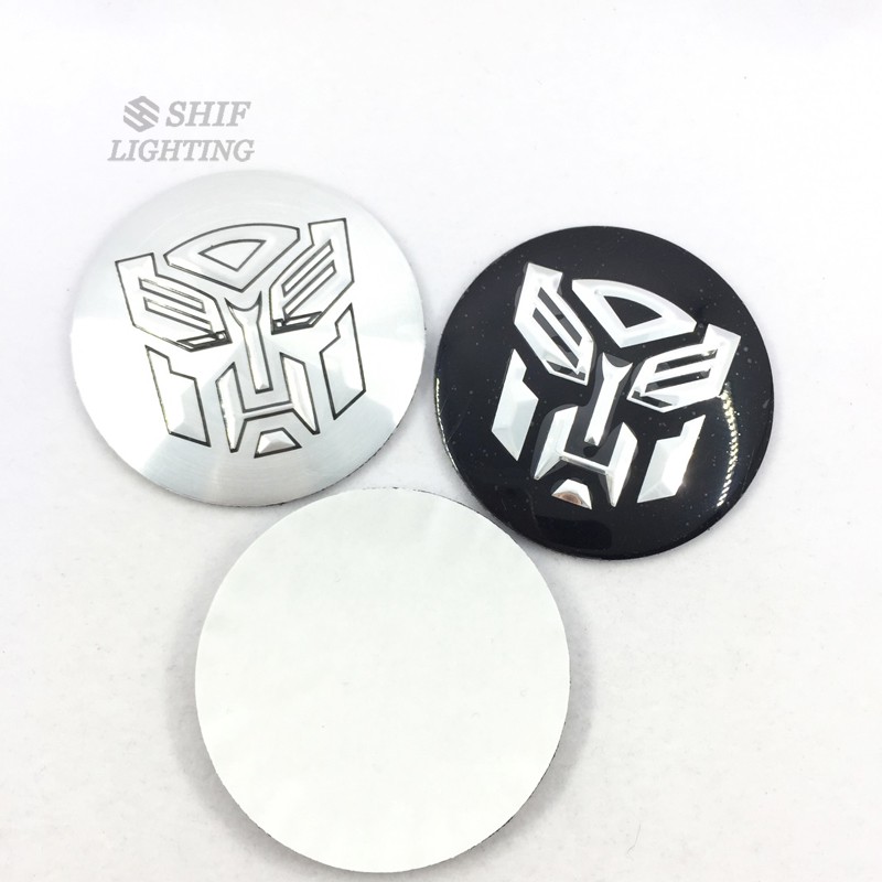 Stiker Emblem Logo Transformer 4x56mm Untuk Velg Hub Mobil