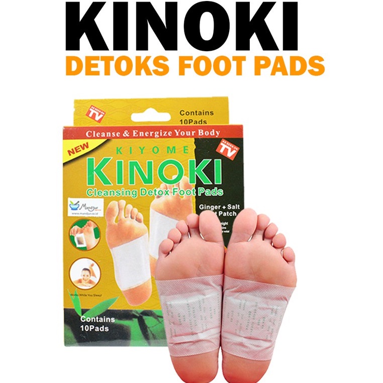 koyo kaki Kinoki detox Menghilangka rasa sakit dan nyeri meredakan sakit kepala1 box isi 10 pcs