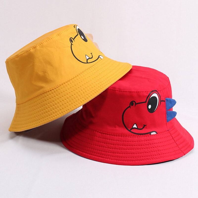 Topi Bucket Anak Laki-laki / Perempuan Gambar Kartun Dinosaurus / BUCKET DINO