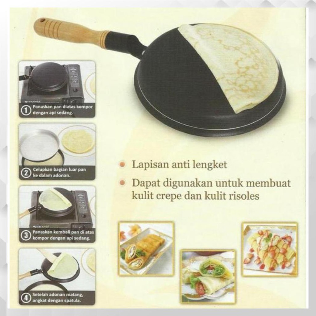 Wajan Kwalik Galaxy Creper Kewalik Crepes Maker Crepet Teflon Dadar