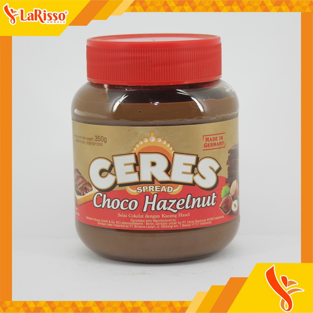 

CERES SPREAD SELAI COKELAT DENGAN KACANG HAZEL 350GR ALL VARIAN
