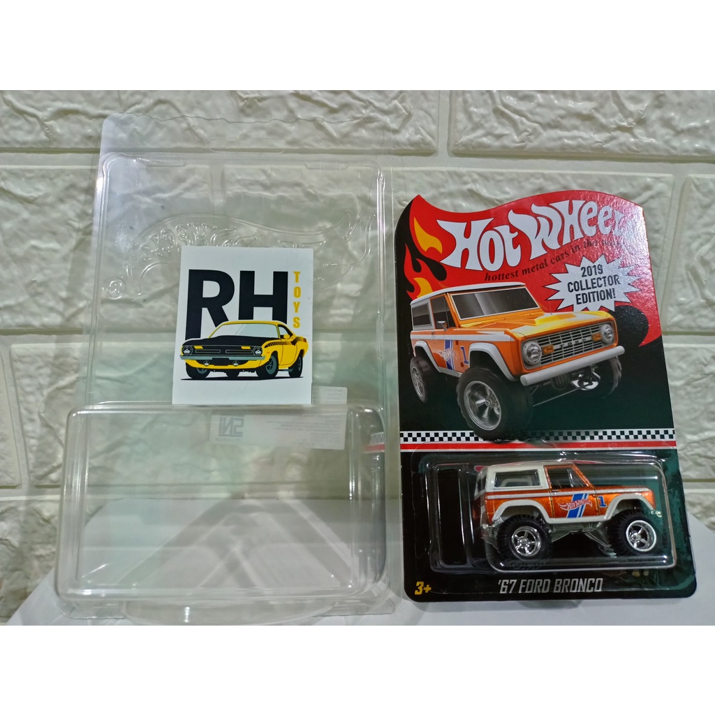 Hot Wheels 67 Ford Bronco Collector Edition 2019 Ban karet