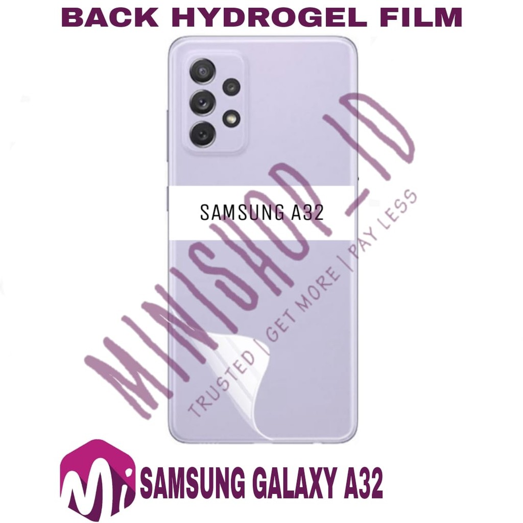 SAMSUNG GALAXY  M52 5G M22 M32 M31 A52S A72 A52 A32 A22 M62 BACKSCREEN HYDROGEL PROTECTOR CLEAR / ANTI GORES BELAKANG HP-1