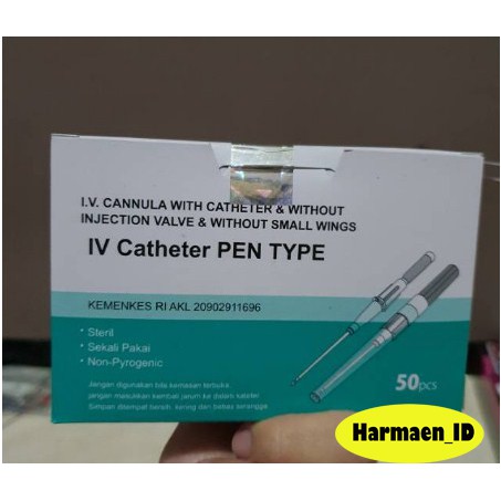 IV catheter onemed PEN TYPE/ SUNTIKAN INFUS / ABOKET