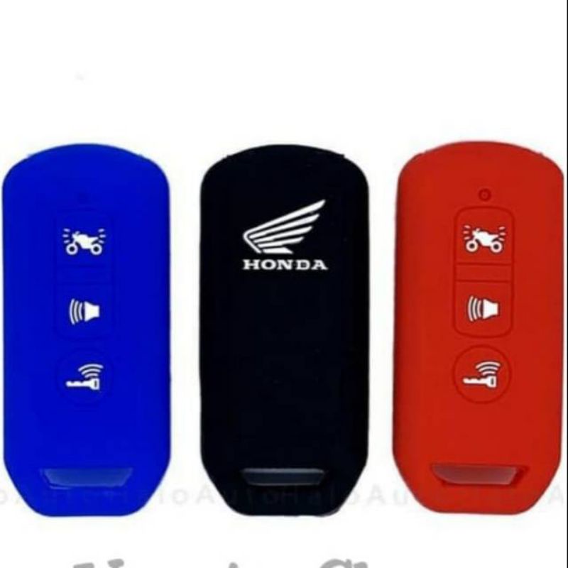 Sarung Kondom Kunci Motor Silikon Cover Remot Kunci Motor Honda All New Pcx Led 3 Tombol