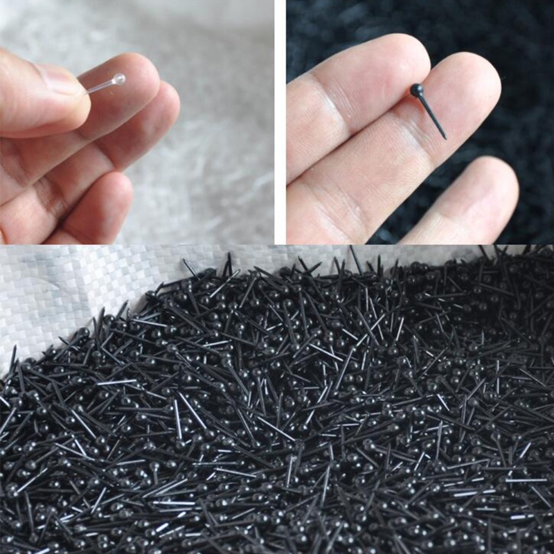 SIY  1000 Pcs Hypoallergenic Plastic Earrings Sticks Studs Pins Bars Ear Piercing Retainer Jewelry Making Findings DIY Supplies