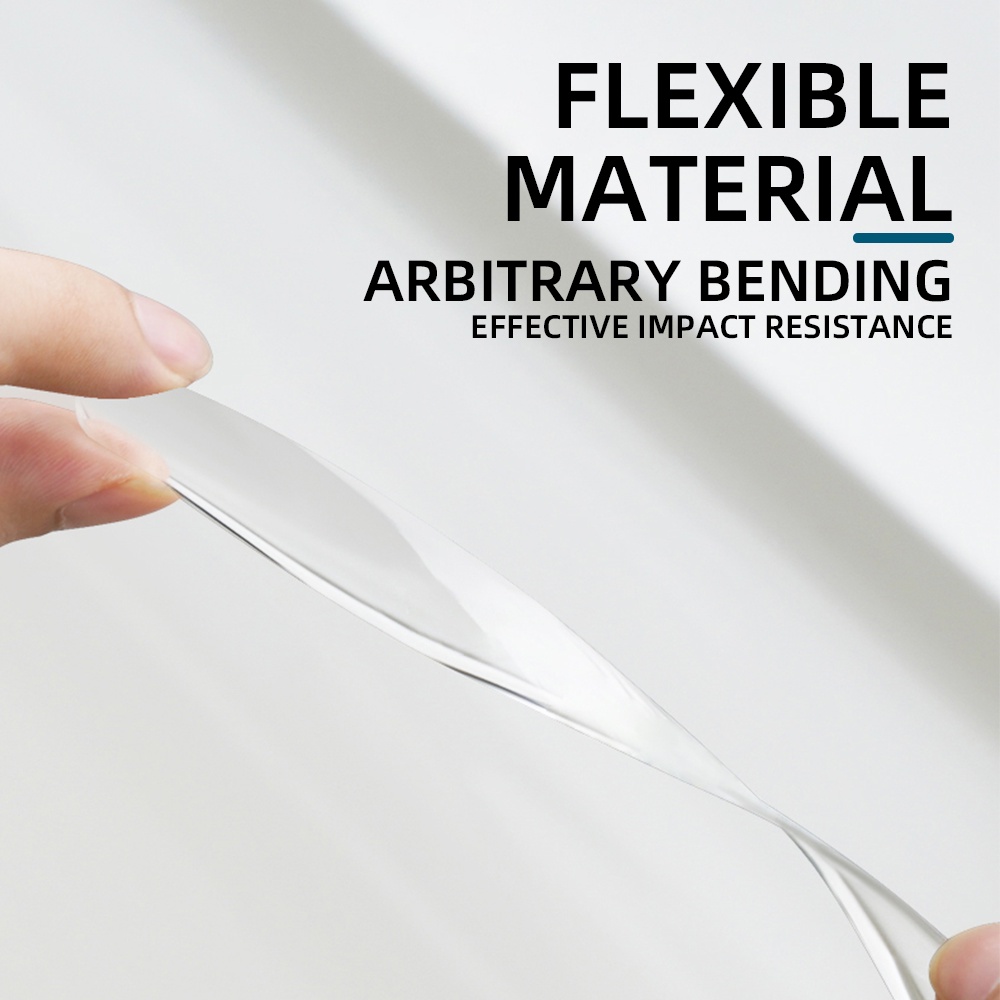 4 / 8pcs Stiker Pelindung Handle Pintu Mobil Toyota GR GAZOO Racing Bahan Silikon Kristal Epoxy Anti Gores