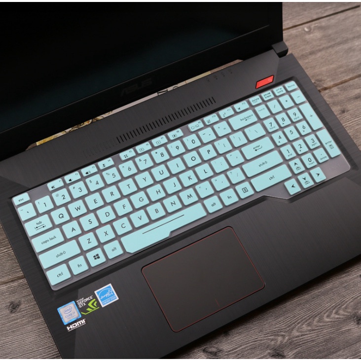 Cover Pelindung Keyboard Notebook Laptop 15.6 inch Bahan Silikon Tahan Air Untuk Asus FX63VD FX80