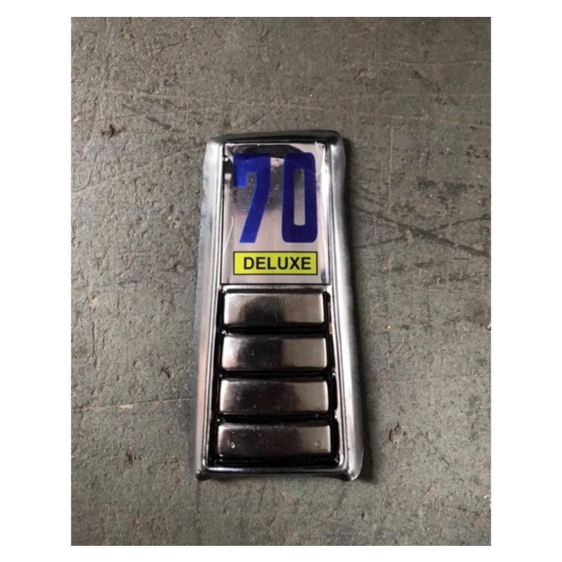 Emblem Panel Dasi Dada C70 Stainless Bagus Mirip Ori