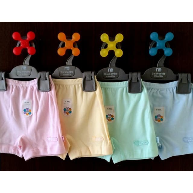 NOVA CELANA PENDEK SEGIEMPAT POLOS   SIZE BABY AM