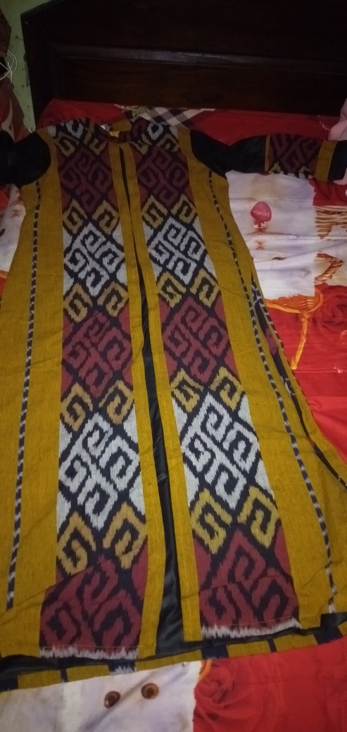 Abaya Tenun Original/gamis Murah/abaya Murah/gamis Batik/gamis Syari (sudah Lapis Furing Trikot)