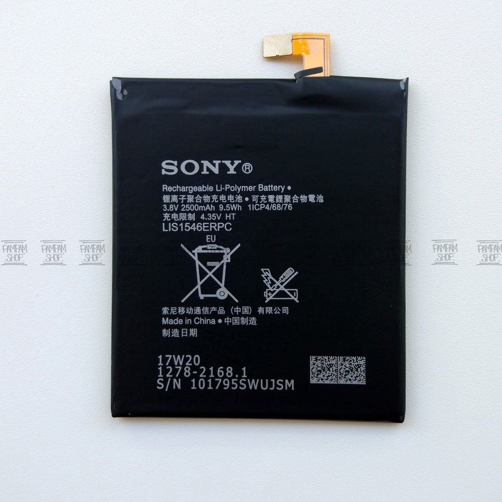 Baterai Sony Xperia C3 T3 LIS1546ERPC Original OEM Batre Batrai Battery HP L1S1546ERPC