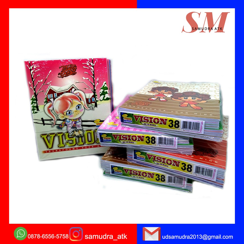 

BUKU TULIS VISION 38 - SAMUDRA ATK