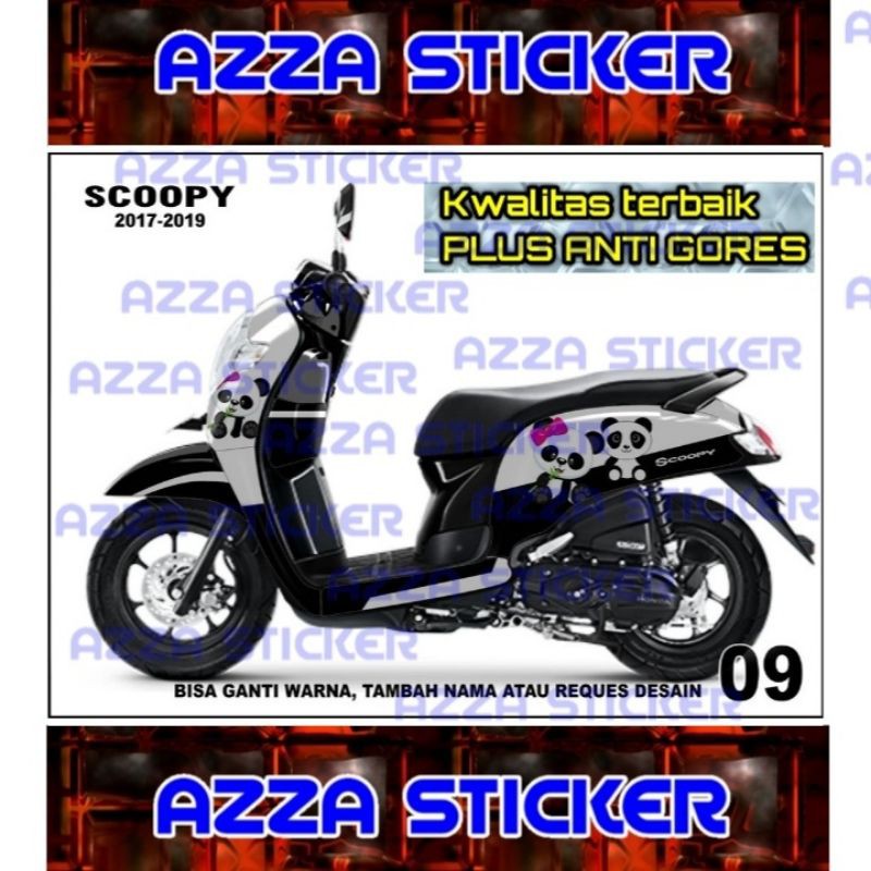 Sticker decal Scoopy 2019 Full Body decal Scoopy 2019 Full body 09