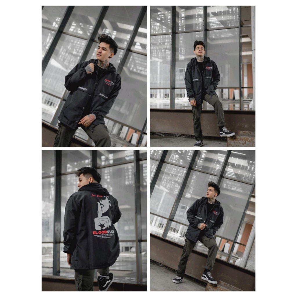 Bandung Storeid / jaket coach hoddie / jaket bandung / jaket taslan / jaket tazlan / jaket parasut /