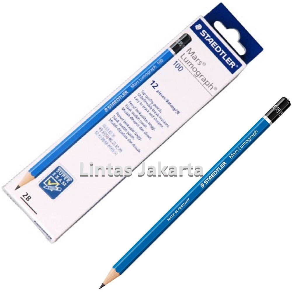 Pensil Kayu 2B Merk STAEDTLER (isi 12 buah)