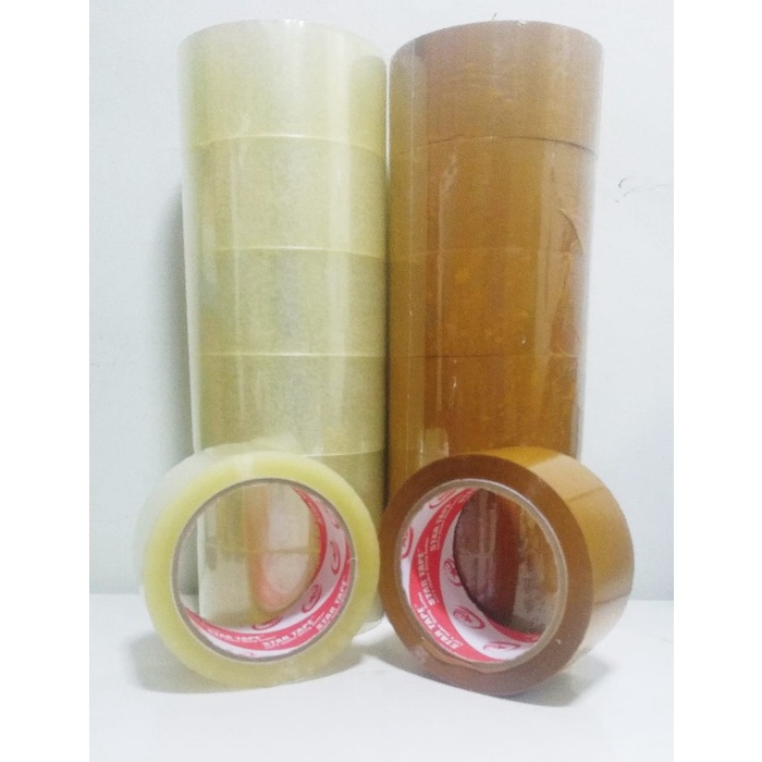 

Mudah Lakban Selotip Kardus Murah 48 Mm 90 Yard Full Bening Coklat Terlaris