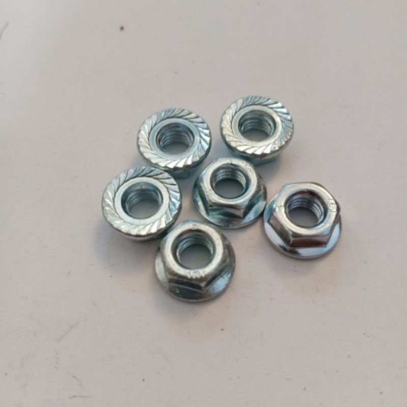 Mur topi 10 m6 flange nut